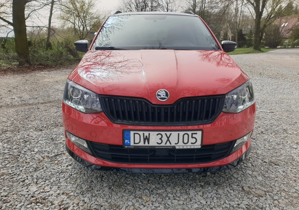 Skoda Fabia cena 50900 przebieg: 61159, rok produkcji 2016 z Wrocław małe 596